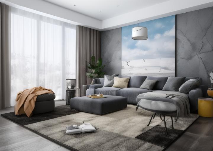 在软装搭配中，如何平衡背景色、主题色和点缀色的比例？