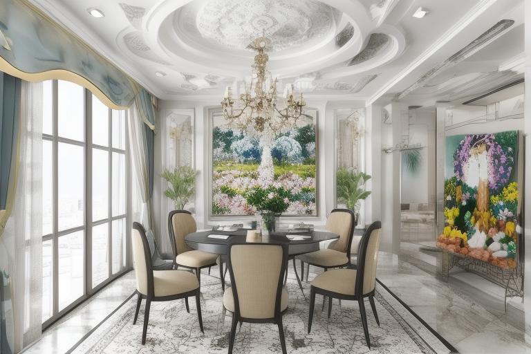 美式风格和欧式风格在空间布局上是如何体现其各自特点的？