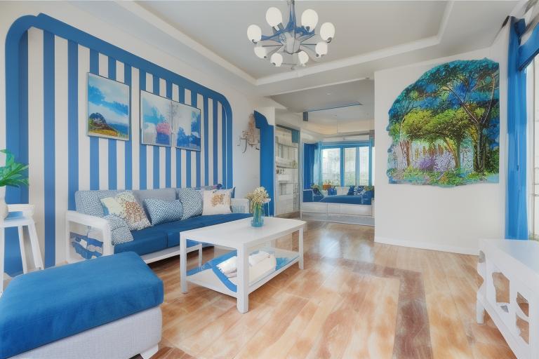 地中海风格家具在颜色选择上有哪些常见的配色方案？