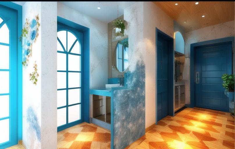 地中海风格客厅在色彩搭配上有哪些原则？