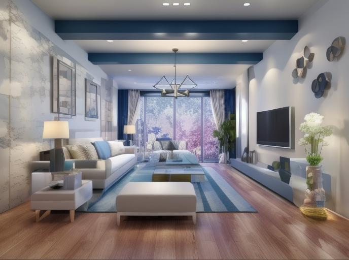 地中海风格家居设计中应该如何运用蓝色和白色作为主色调？