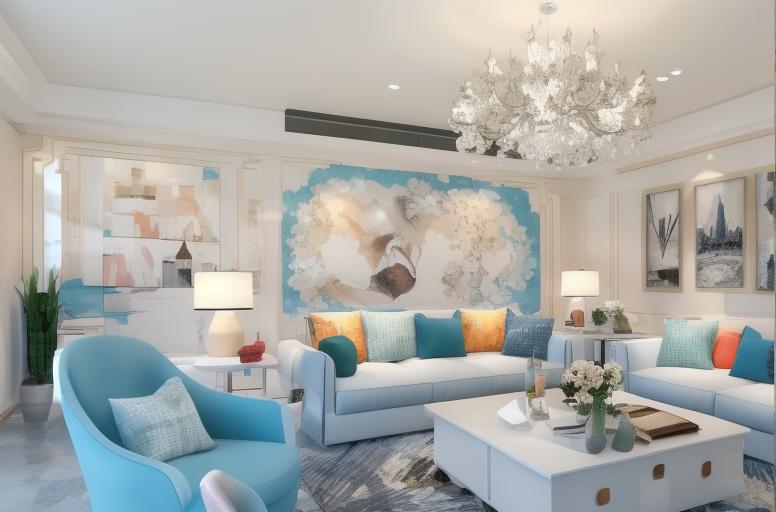 如何利用对比色和呼应色提高家居空间的层次感？